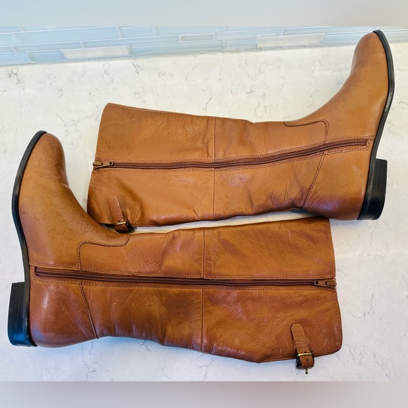 Aldo Women's Size 8 Cognac Riding Boots - Picture 3 of 12
